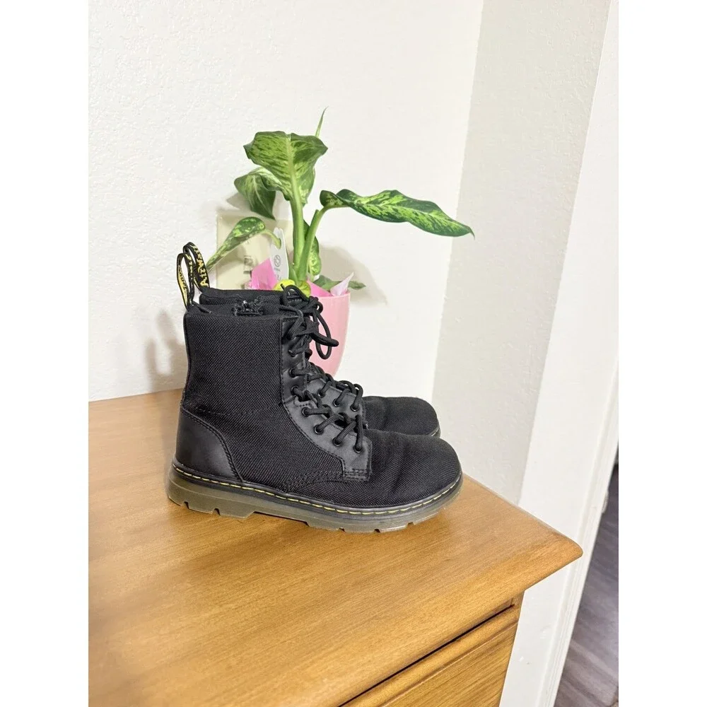 Dr. Martens Combs J Black Poly Casual Boots Size US 4Men’s / 5 Women’s Excellent